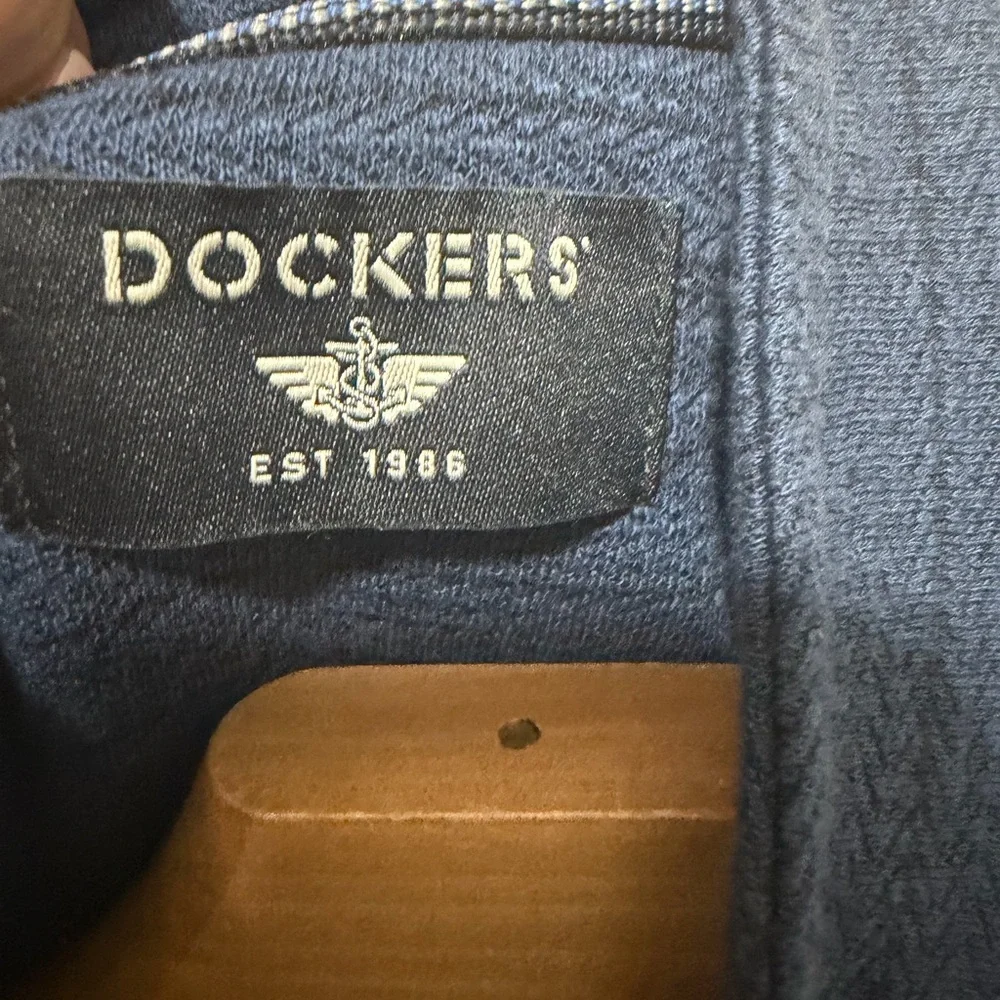 🔥SALE🔥 Dockers Men's Dark Blue Zip-Up Sweatshirt